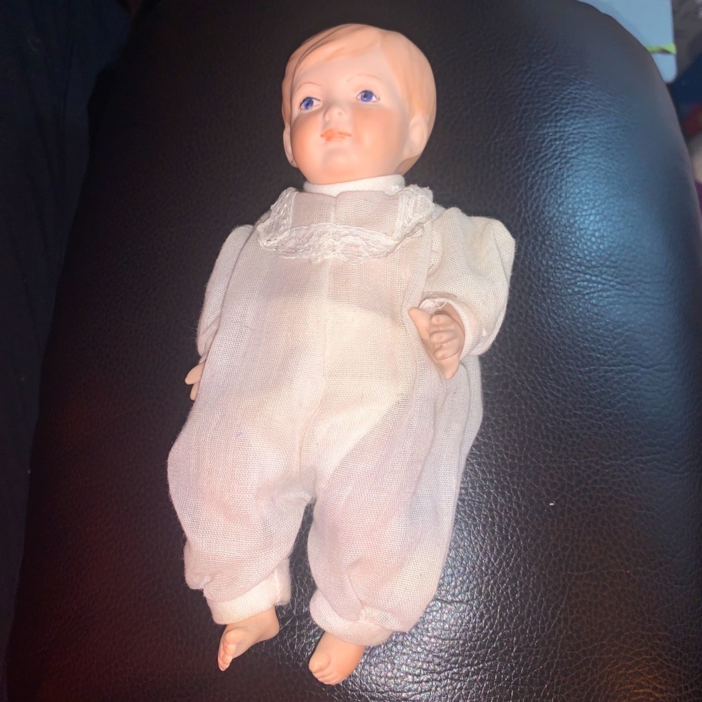 Ceramic Powder Doll ~ Baby Boy